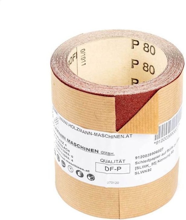 Rolle Korund-Schleifpapier 100 mm x 5 m 80 g