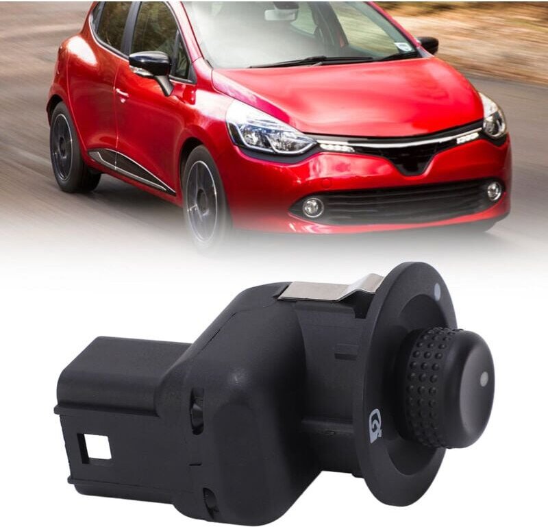 Elektrischer Rückspiegelschalter, Autoschalter, Für Renault Clio Captur Modus, Elektrischer Rückspiegel-Steuerschalter 8...