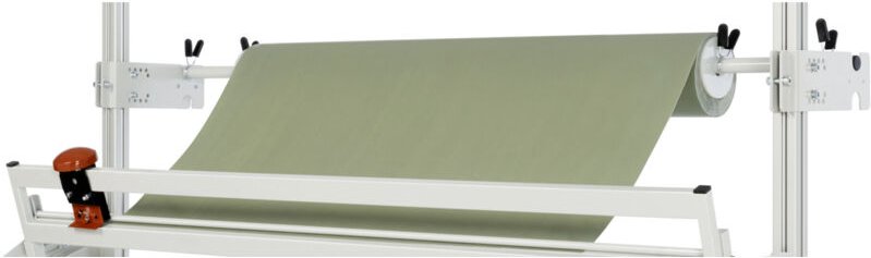 RAU - Abrolleinheit zur Montage an System-Stützen, B1250(1260)xT270xH90 mm