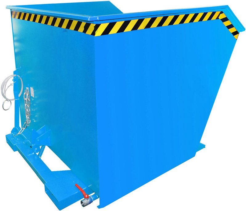 Bauer Spänebehälter SGU 200, lackiert, Lichtblau