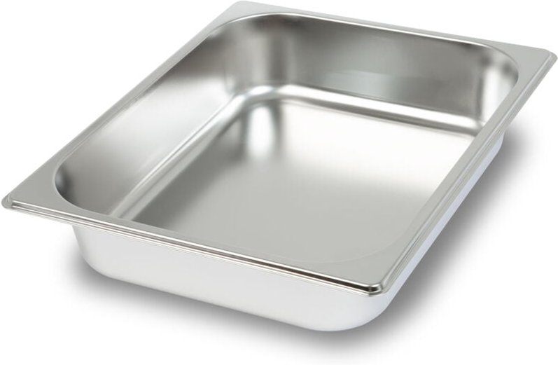 Gn Behälter 1/2 Gastro Norm Gastronorm (Edelstahl, 65mm Tief, Hygienisch, Rostfrei, Kratzfest, Temperaturbeständig von -...