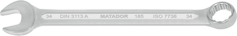 Matador - Schraubwerkzeuge 01850340 Ring-Maulschlüssel Schlüsselweite (Metrisch) 34 mm