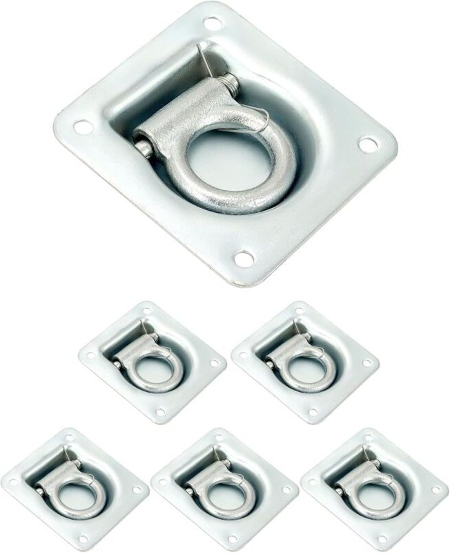 6 Stück Zurrösen für Anhänger, zurrmulde, anhänger zubehör,Befestigung für den Transport von Gütern