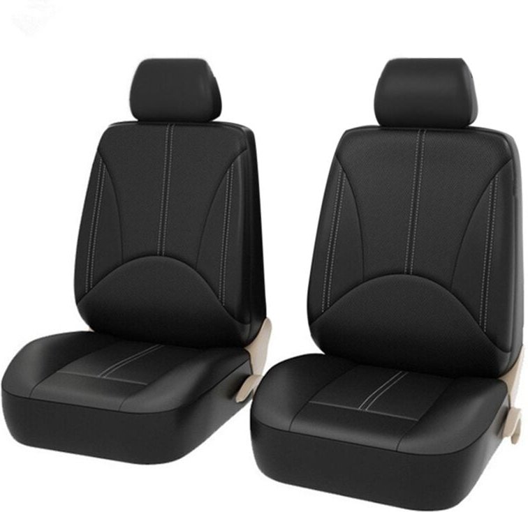 Thumbnail - Eosnow - 4 Stücke Autositzabdeckungen, universelle atmungsaktive Lederschutz -Set -Automobil -Innenzubehör für suv -Fahr...