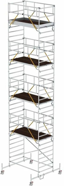 MUNK Rollgerüst SG mit Doppelplattform 1,35x2,45m Plattform 11,70m AH