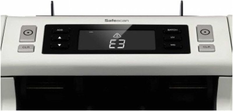 Safescan - Banknotenzähler 2250 hohe Geschwindigkeit bei 1000 Banknoten pro Minute mit großer hochauflösender LCD-Anzeig...