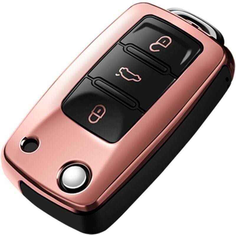SNQ - 1-teilige Schlüsseletui-Abdeckung für Volkswagen für Skoda/Scia/Jetta MK1-MK6 Polo r/gti Golf/Rabbit/MK5 Beetle gl...