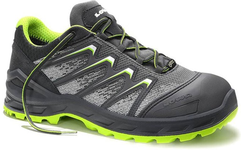 Lowa - Sicherheitsschuh Larrox Work gtx grey Lo Größe 44 grau / grün - 5424-44