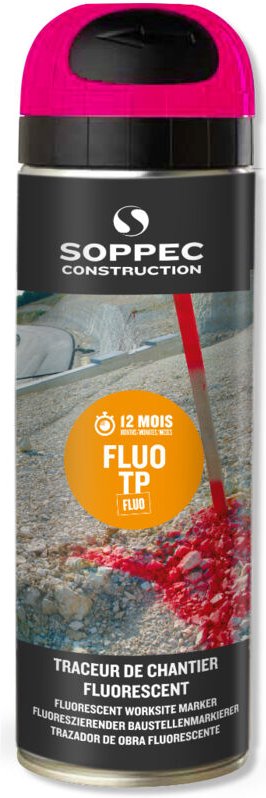 Spraydose - Baustellenmarkierer SOPPEC fluo tp Kirsche 9-12 Monate 500 ml - 141525