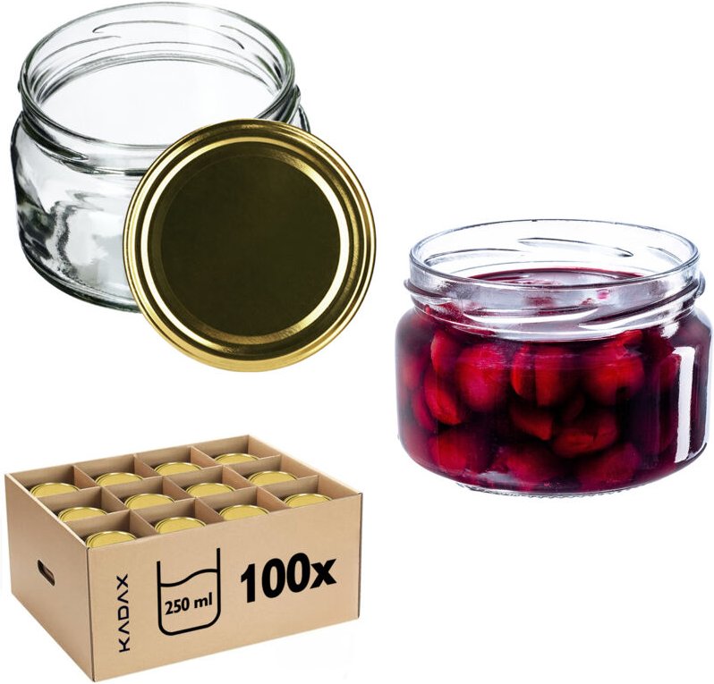 Glas Klara 250ml fi82 TO-250/1 Paket 100 Stück - Kadax