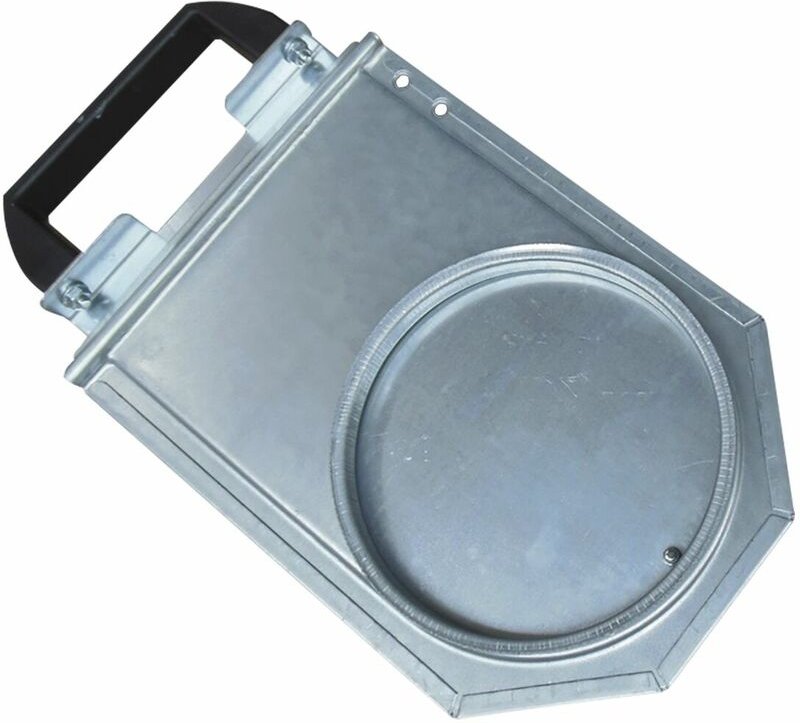 Schuko - Handabsperrschieber m. Feststellschraube, Durchmesser 100 mm