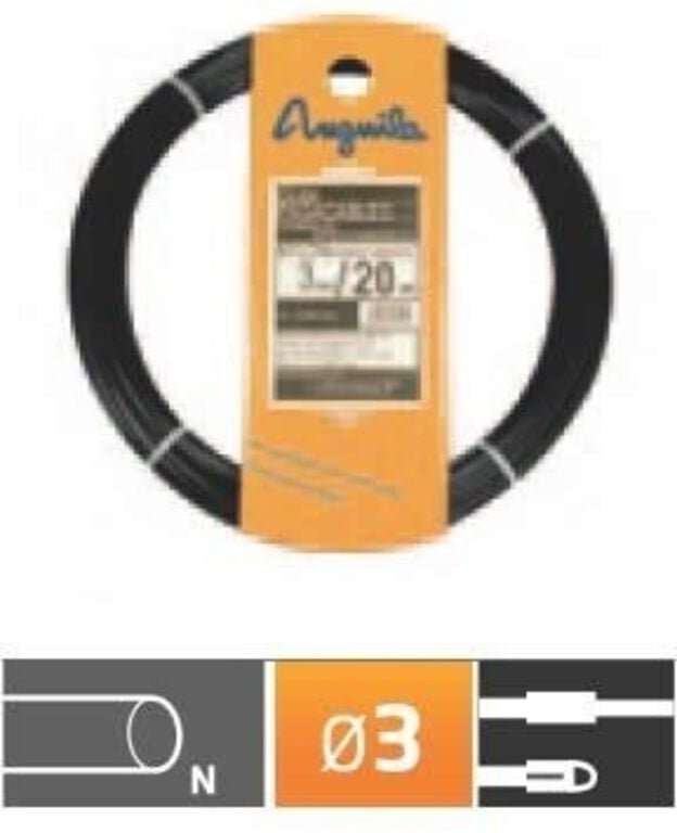 Anguila - Kabelverschraubungsführung 5 Meter Nylon 3 mm Anguilla 14103005
