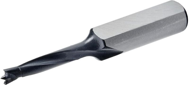 Hettich - Bohr-/Einpr.autom.-Bohrer, Ø4mm, l 57mm, Schaft ø 10mm, rechts = schwarz 72163