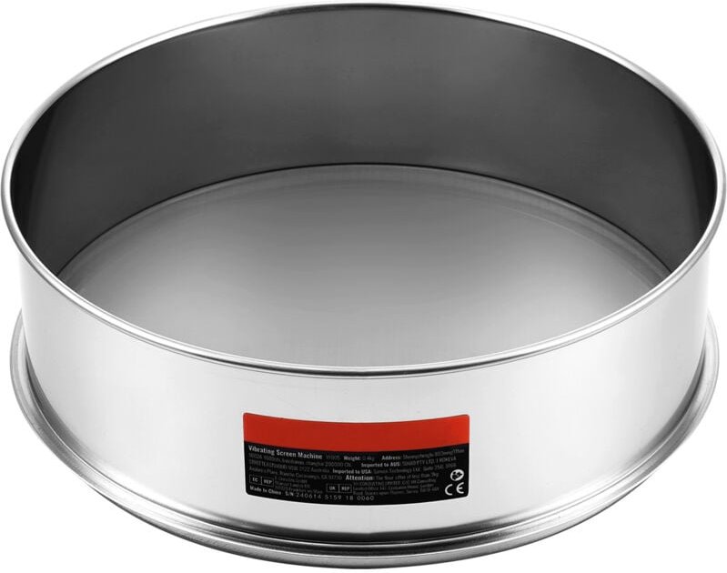 Thumbnail - Mehlsieb, feinmaschig, 40 Mesh, 304 Edelstahl, lebensmittelecht, 31,8 cm Durchmesser, feinmaschiges Sieb zum Backen, 5 M...