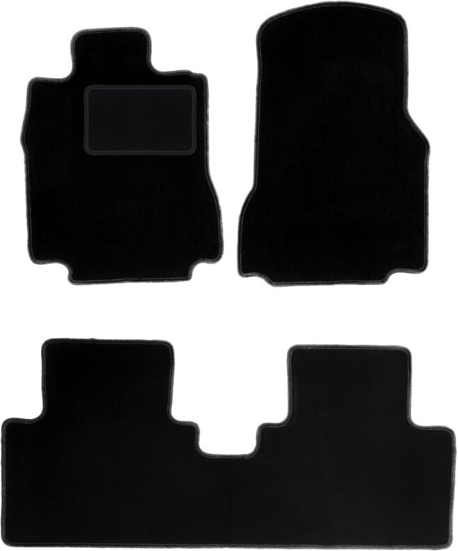 Schwarze Veloursmatten für: Mercedes A W168 Fließheck (1997-2005)