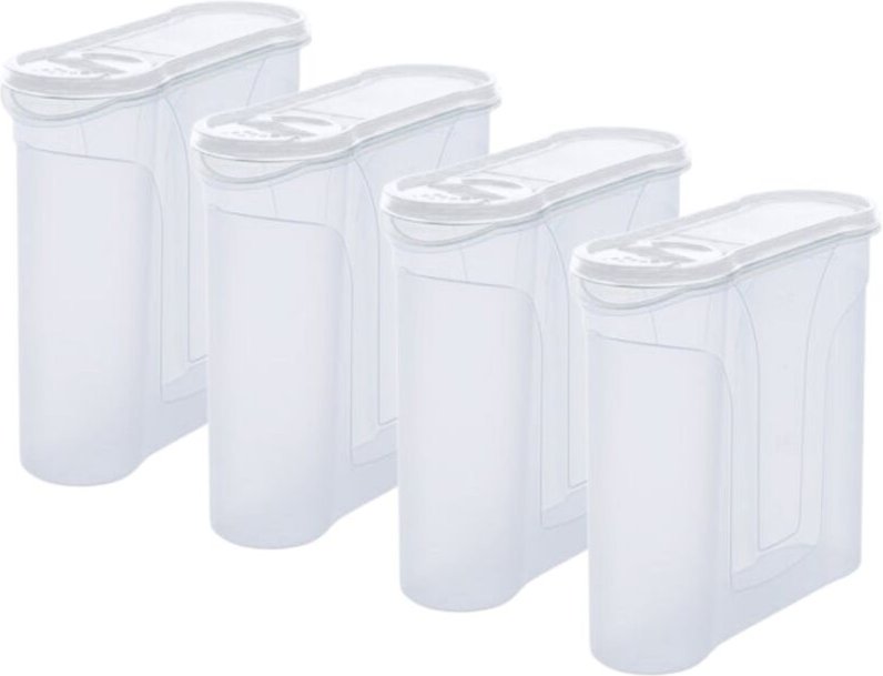 Novaliv - 4x Vorratsdose Dose mit Deckel