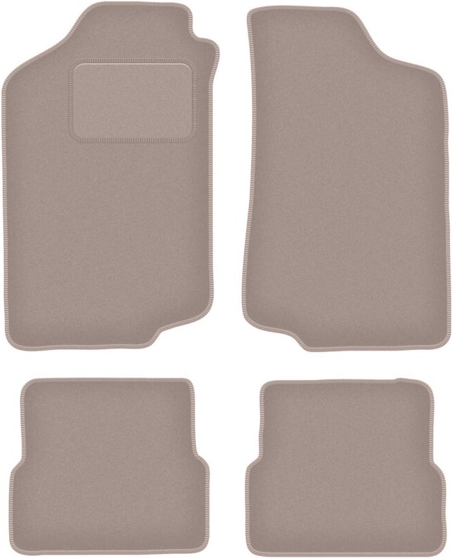 Beige Veloursmatten für: Volkswagen Jetta II Limousine (1984-1992)