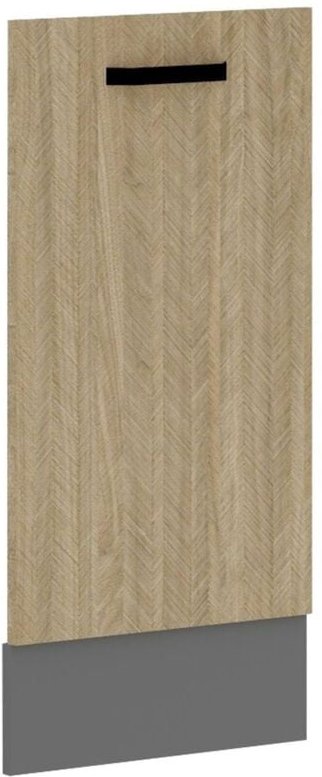 Küchen Preisbombe - Frontblende für vollintegrierten Geschirrspüler 45 Küche scandi Fischgrät Optik