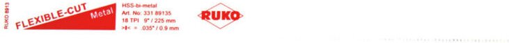 Ruko - 5x Säbelsägeblatt 8913 hss geschränkt gefräst - 33189135