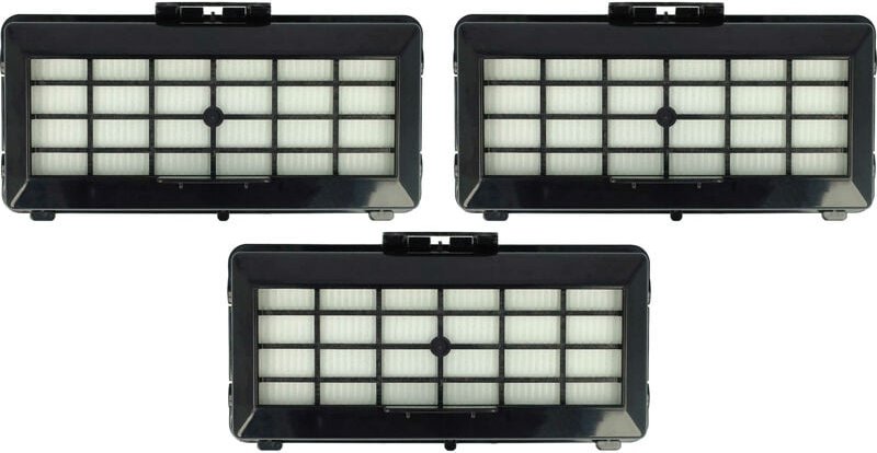 Filterset 3x Staubsaugerfilter kompatibel mit Bosch BSG71370UC/02, BSG71370UC/03 Staubsauger - hepa Filter Allergiefilte...