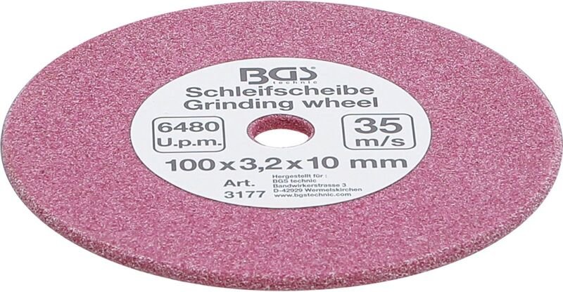 Bgs - Schleifscheibe für Art. 3180 ø 100 x 3,2 x 10 mm - 3177