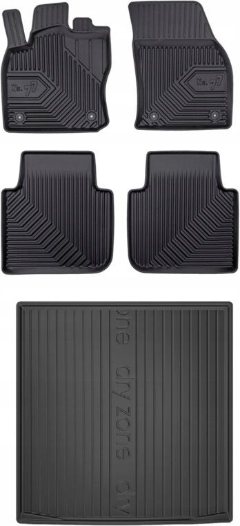 Thumbnail - SET 77 Gummimatten und Fußmatten VW Tiguan Allspace 2001-2024 5 Sitze g