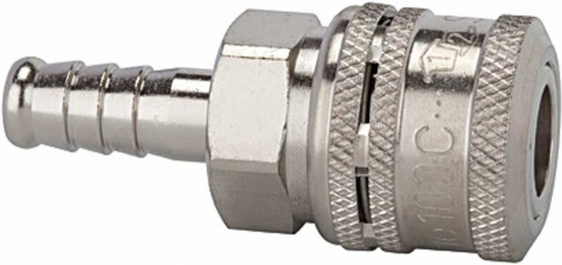 Sicherheitskupplung nw 7,8, Typ sek, Messing vern., Tülle lw 10 - Riegler