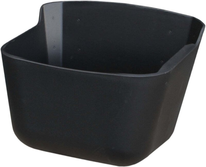 Futter trankeschussel 15 l eck wandnapf mit auslaufschutz und stopfen