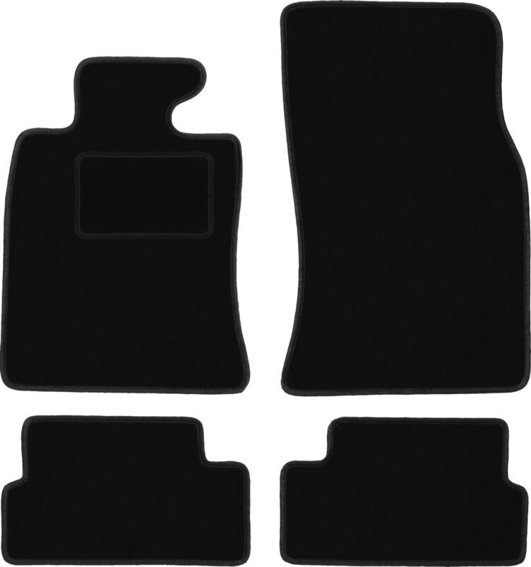 Schwarze Velours-Fußmatten für: Mini Cooper II R57 Cabrio (2006-2013)