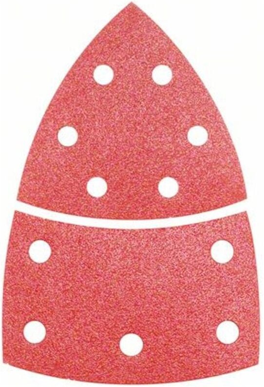 Thumbnail - Accessories 2608607407 Multischleifpapier mit Klett, gelocht Körnung (num) 40 (l x b) 102 mm - Bosch