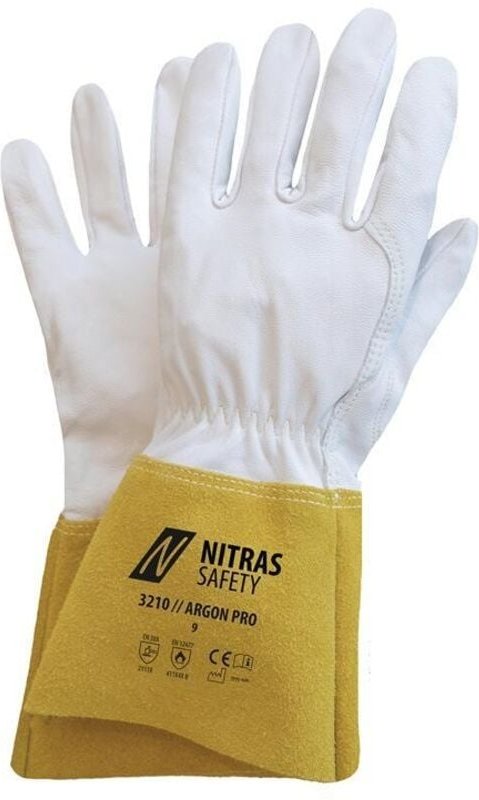Schweißerhandschuhe argon pro Größe 11 grau/ocker en 388, en 12477 PSA-Kategorie ii