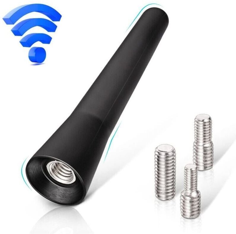 Thumbnail - ZVD - Antenne de voiture Ahlsen Antenne radio dab fm pour voiture Antenne de voiture courte de 6,5 cm avec puissante fon...