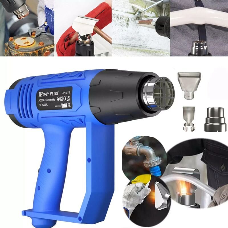 Heißluftpistole Heißluftpistole 3 Düsen Elektrischer Trockner Löten Schrumpfen Farbe Abbeizer Werkzeuge