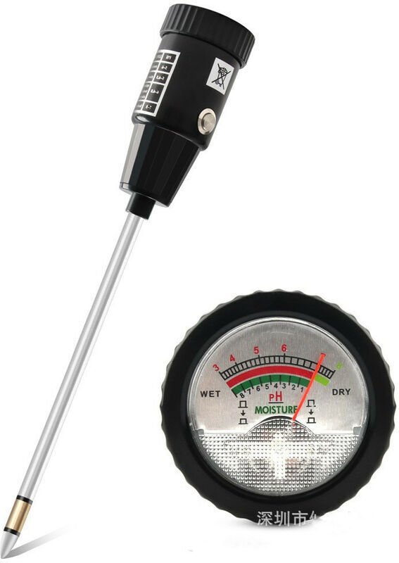 2-in-1-Bodendetektor mit hoher Genauigkeit, pH-Feuchtigkeitsmessgerät, pH-Tester für Blumen/Gras/Pflanzen/Garten/Bauernh...