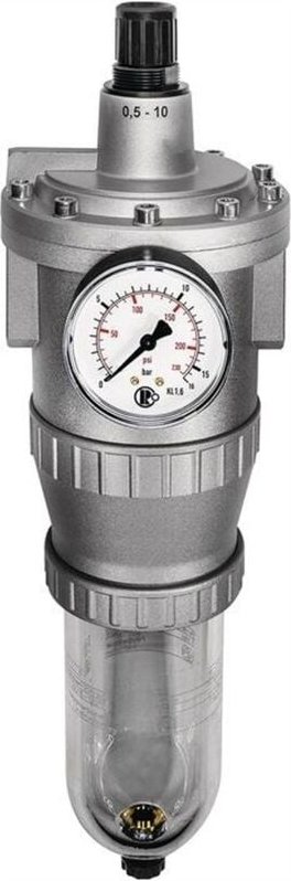 Filterregler »Standard«, mit Polycarbonatbehälter, bg 1, g 1/4 - Riegler