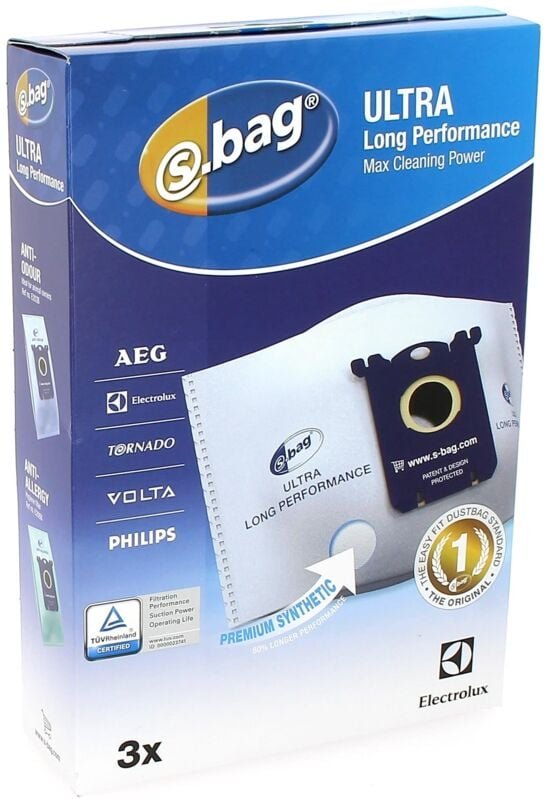 Staubsaugerbeutel s-bag ultra par 3 für staubsauger philips