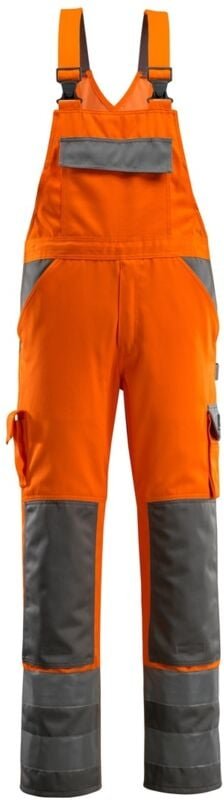 Thumbnail - Mascot SAFE COMPETE Warnlatzhose mit Knietaschen Barras Gr. 76C48 orange/anthrazit
