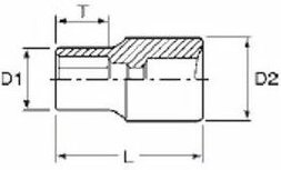 Glas, 1/4, 10mm Tengtools M140510-C 25670704