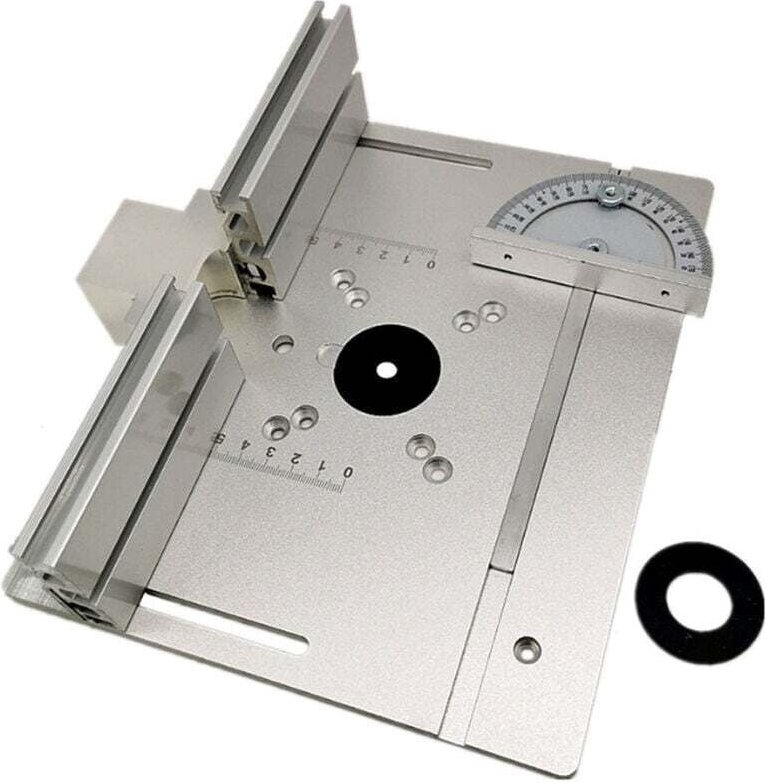 Thumbnail - 3-teiliges Frästisch-Einlegeplatten-Set aus Aluminiumlegierung, Klappbrett für Holzbearbeitung, Fräs- und Trimmmaschine,...