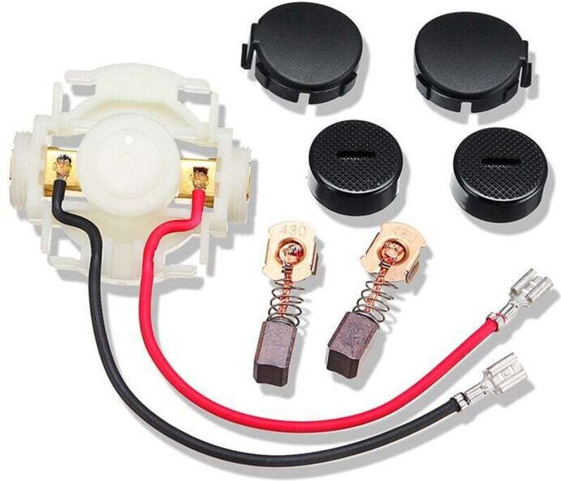 Kohlebürste CB430 + Kohlebürstenhalter + Kohlekappen für Makita DGA452 BGA452 BGA450 BGA402 GA400 GA400D Schleifmaschine