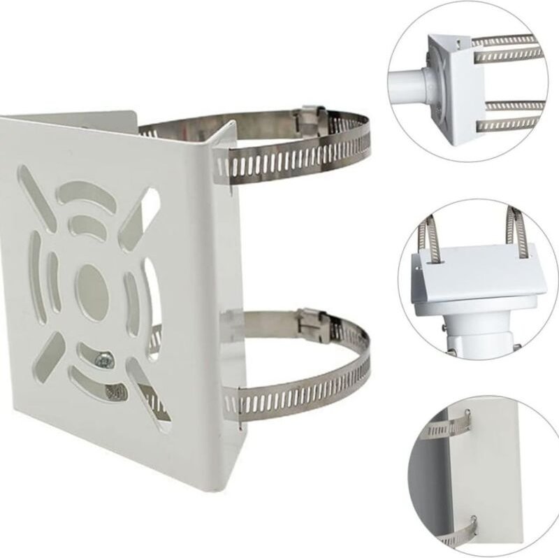 Ahlsen - Masthalterung, Kamerahalterung, Kameramasthalterung mit zwei verstellbaren Halterungen bis 100 mm Durchmesser, ...