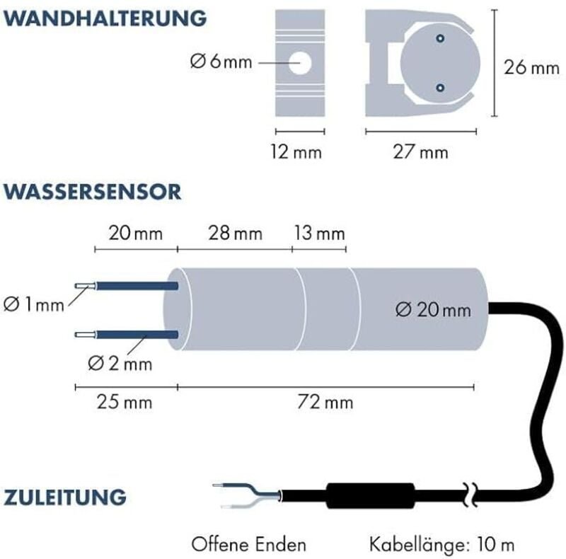 1114446 Wassersensor 10 m - H-tronic