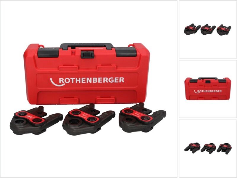 Rothenberger - Pressbackenset mit Presskontur th 16-20-26 mm