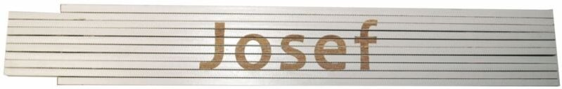 Zollstock Josef 2 m weiß Zollstock