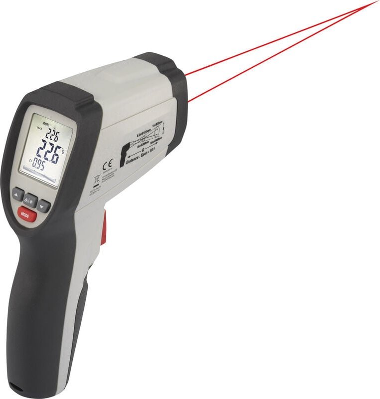 Voltcraft - ir 650-16D Infrarot-Thermometer Optik 16:1 -40 - 650 °c Pyrometer