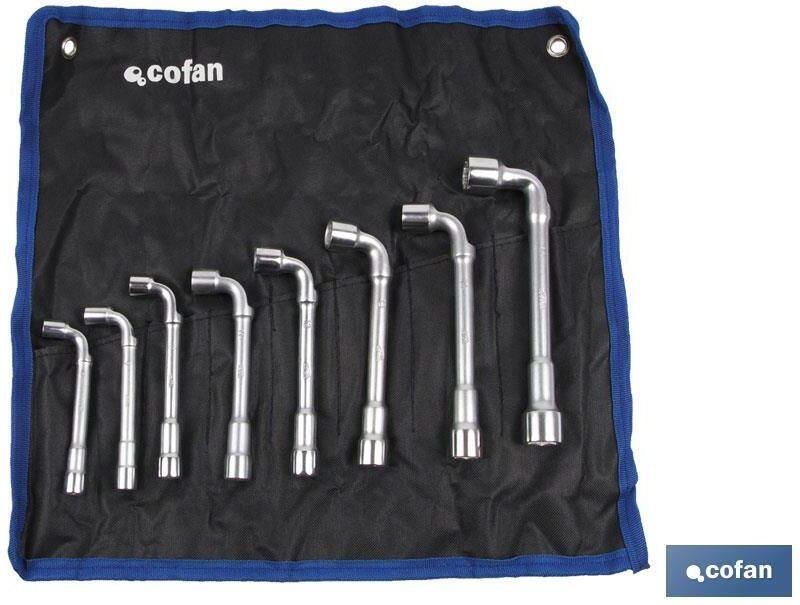 Set mit 8 Rohrzangen