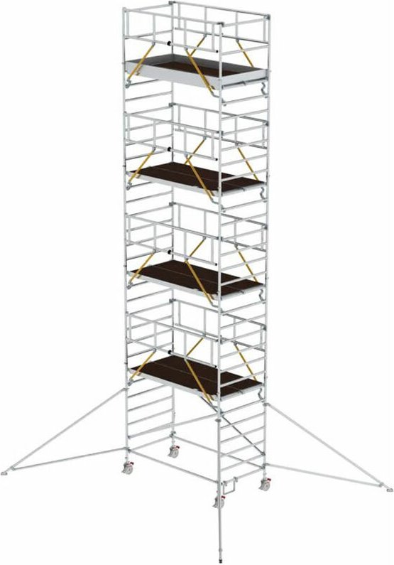 MUNK Rollgerüst SG mit Doppelplattform 1,35x2,45m und Ausleger 10,39m AH