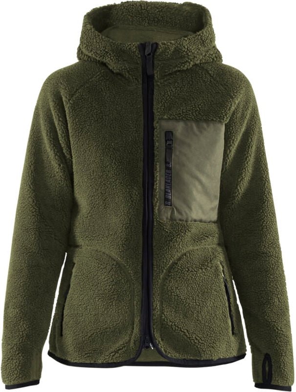 Arbeitsfleecejacke für Damen 4727 - Herbstgrün M