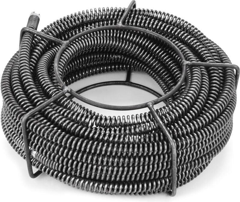 Ø 22 mm + 7 m Federspirale Rohrreinigungsspiralen Set Rohrbreite: Ø 30-200 mm für Rohrreinigungsgerät Rohrreiniger Rohrr...