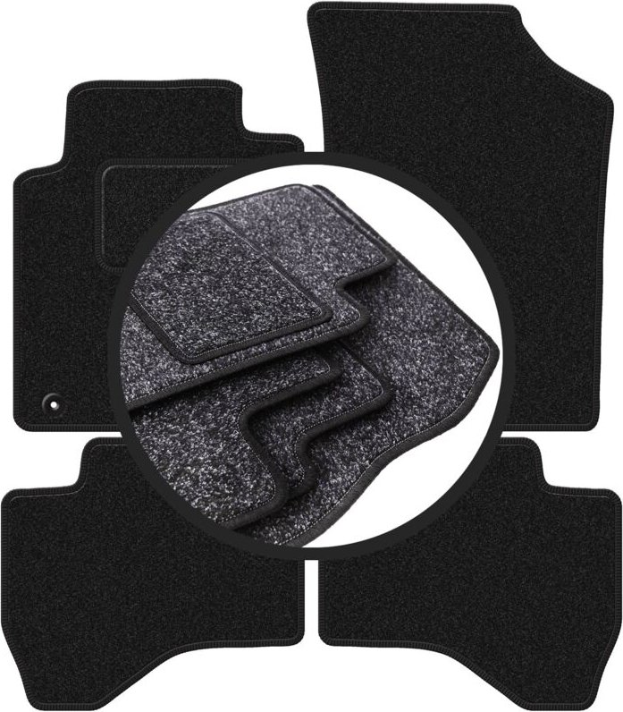 ANTHRA Autofußmatten für: Toyota Aygo I Schrägheck (2005-2014)